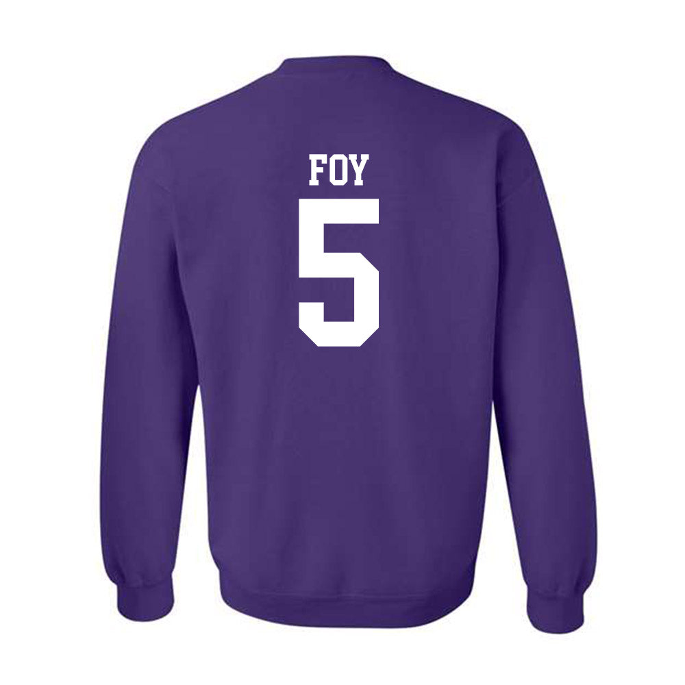 Kansas State - NCAA Women's Basketball : Aniya' Foy - Classic Shersey Crewneck Sweatshirt-1