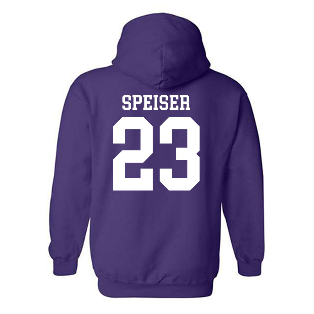 Kansas State - NCAA Women's Basketball : jordan speiser - Classic Shersey Hooded Sweatshirt-1
