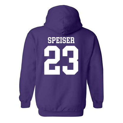 Kansas State - NCAA Women's Basketball : jordan speiser - Classic Shersey Hooded Sweatshirt-1