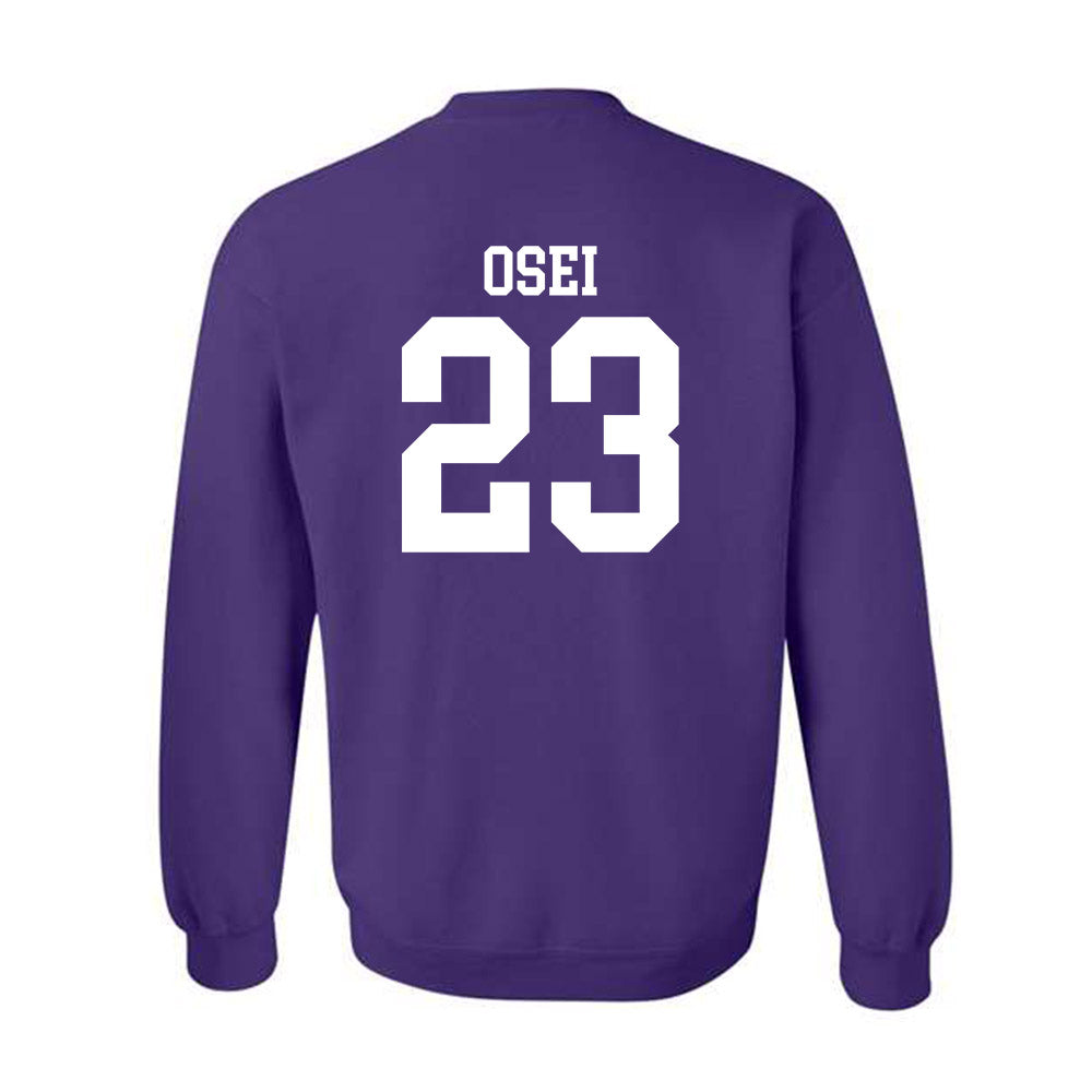 Kansas State - NCAA Men's Basketball : Stephen Osei - Classic Shersey Crewneck Sweatshirt-1