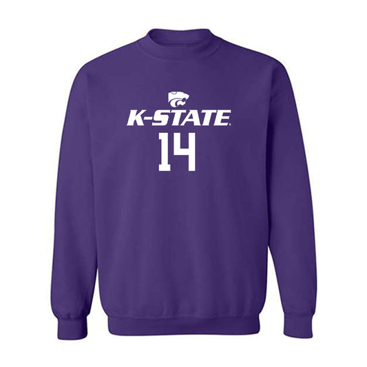 Kansas State - NCAA Men's Basketball : Achor Achor - Classic Shersey Crewneck Sweatshirt