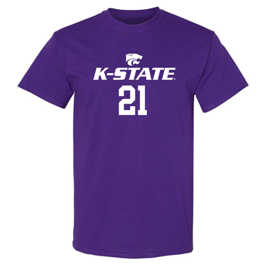 Kansas State - NCAA Men's Basketball : Khamari McGriff - Classic Shersey T-Shirt-0