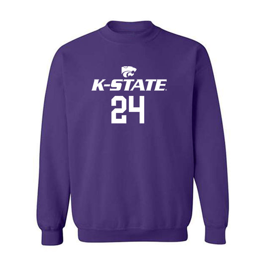 Kansas State - NCAA Women's Basketball : Jenessa Cotton - Classic Shersey Crewneck Sweatshirt-0