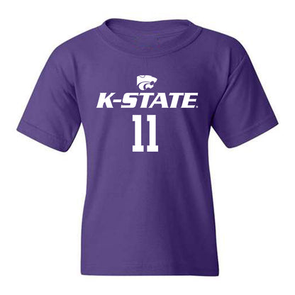 Kansas State - NCAA Men's Basketball : Brendan Hausen - Classic Shersey Youth T-Shirt