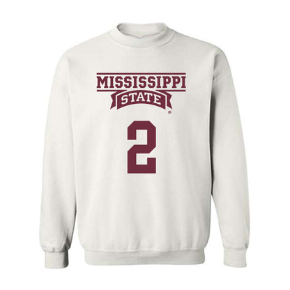 Mississippi State - NCAA Men's Basketball : Jaborri Mcghee - Classic Shersey Crewneck Sweatshirt-0