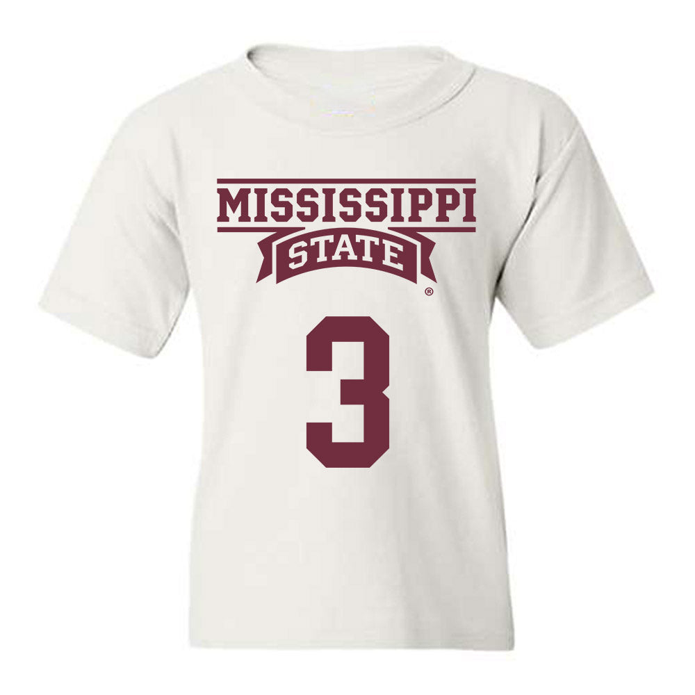 Mississippi State - NCAA Men's Basketball : Tee Bartlett - Classic Shersey Youth T-Shirt-0