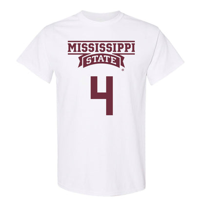 Mississippi State - NCAA Men's Basketball : Brandon Walker - Classic Shersey T-Shirt-0