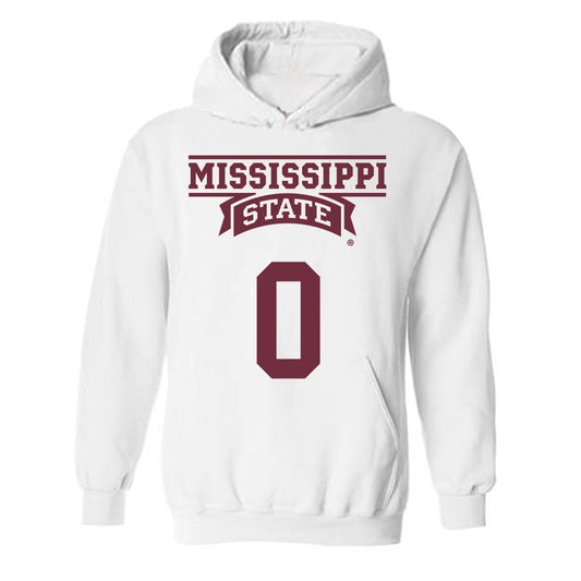 Mississippi State - NCAA Women's Basketball : Denim DeShields - Classic Shersey Hooded Sweatshirt-0