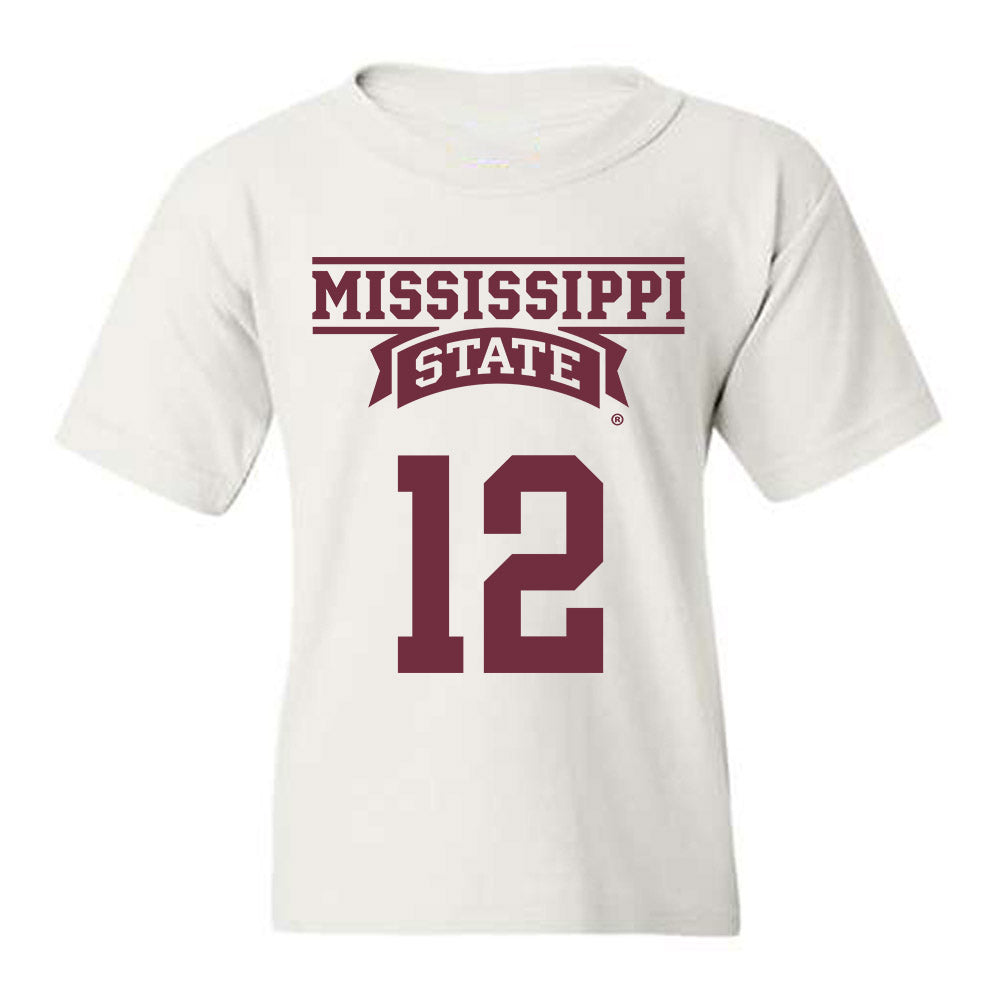 Mississippi State - NCAA Men's Basketball : Josh Hubbard - Classic Shersey Youth T-Shirt-0
