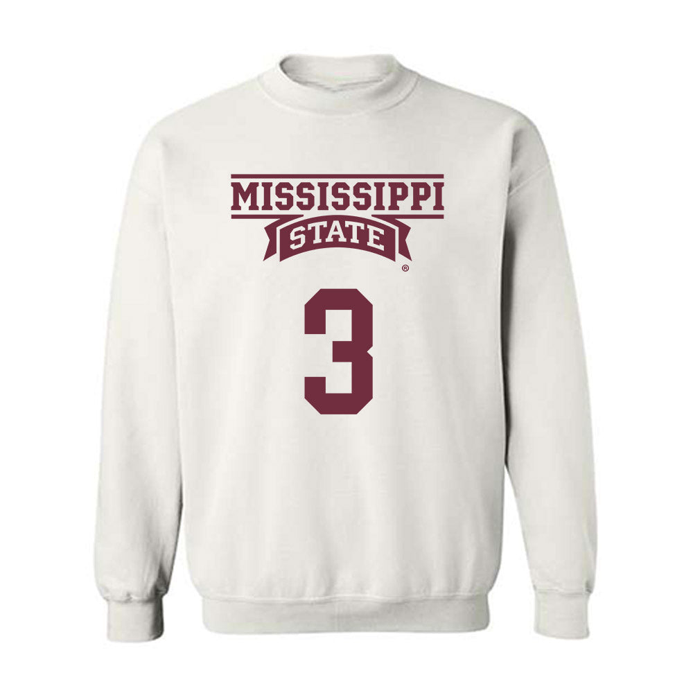 Mississippi State - NCAA Men's Basketball : Tee Bartlett - Classic Shersey Crewneck Sweatshirt-0
