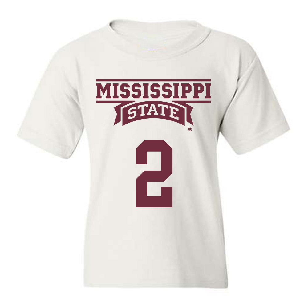 Mississippi State - NCAA Men's Basketball : Jaborri Mcghee - Classic Shersey Youth T-Shirt-0