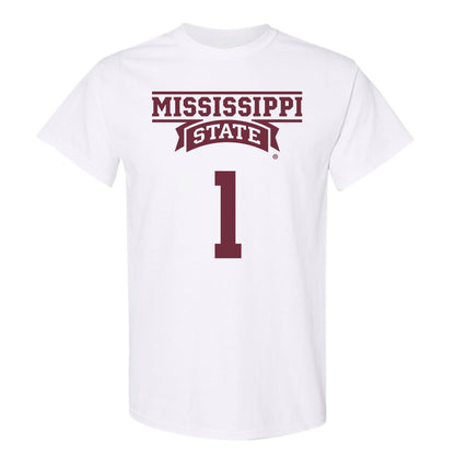Mississippi State - NCAA Men's Basketball : Dellquan Warren - Classic Shersey T-Shirt-0