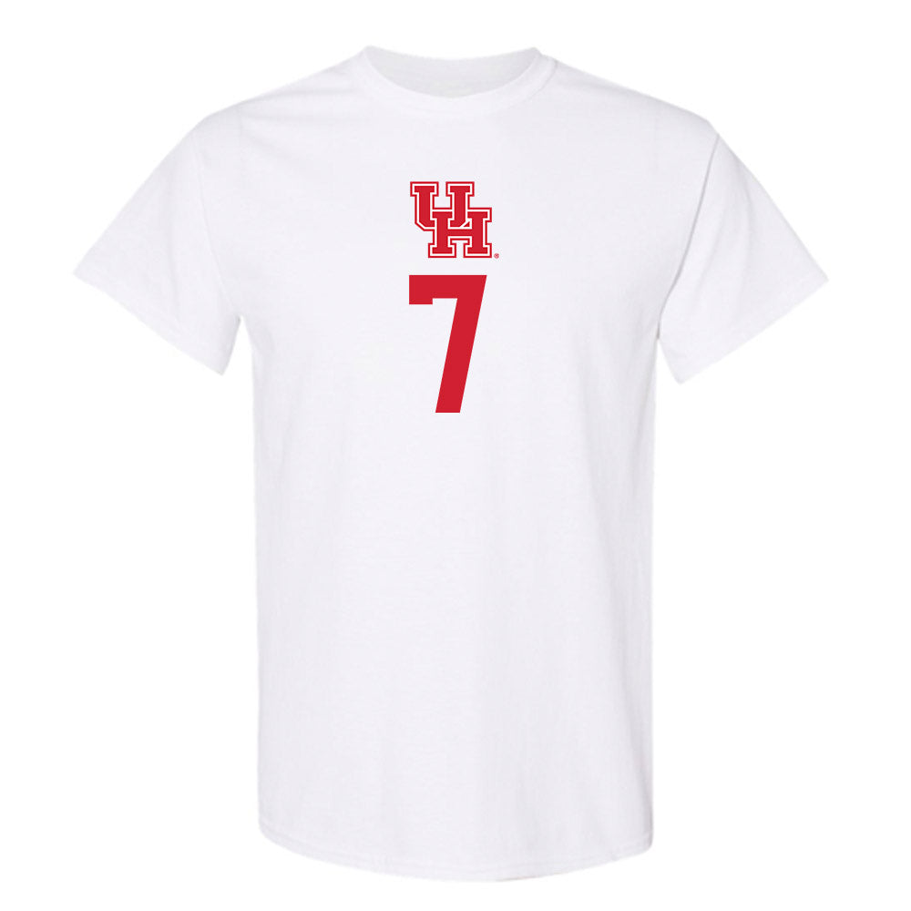 Houston - NCAA Men's Basketball : Milos Uzan - Classic Shersey T-Shirt-0