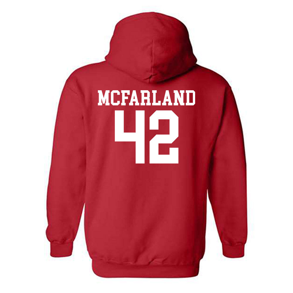 Houston - NCAA Women's Basketball : Peyton McFarland - Classic Shersey Hooded Sweatshirt-1