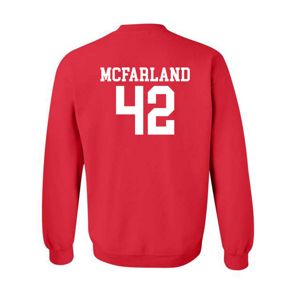 Houston - NCAA Women's Basketball : Peyton McFarland - Classic Shersey Crewneck Sweatshirt-1