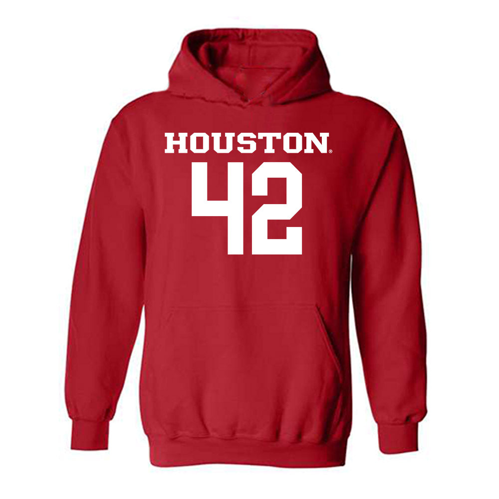 Houston - NCAA Women's Basketball : Peyton McFarland - Classic Shersey Hooded Sweatshirt-0