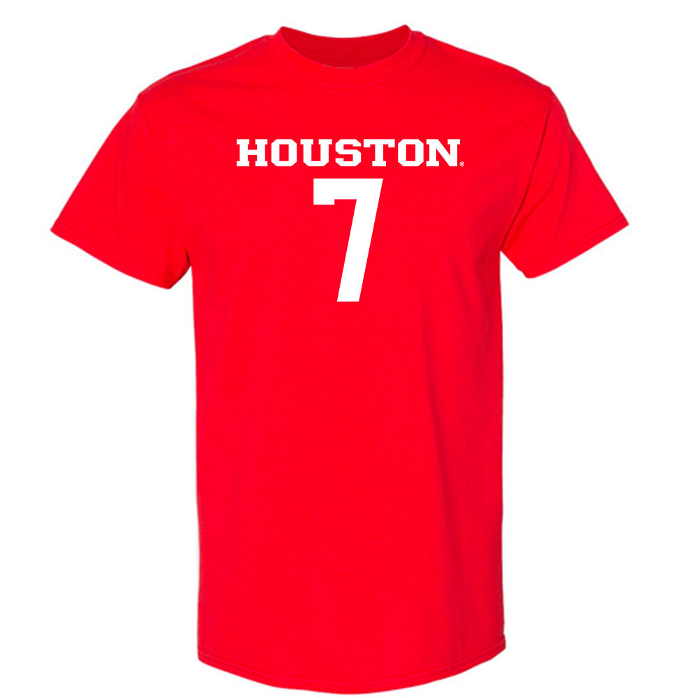 Houston - NCAA Men's Basketball : Milos Uzan - Classic Shersey T-Shirt-0