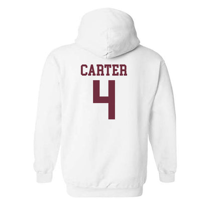 Mississippi State - NCAA Women's Basketball : Jessika Carter - Sports Shersey Hooded Sweatshirt-1