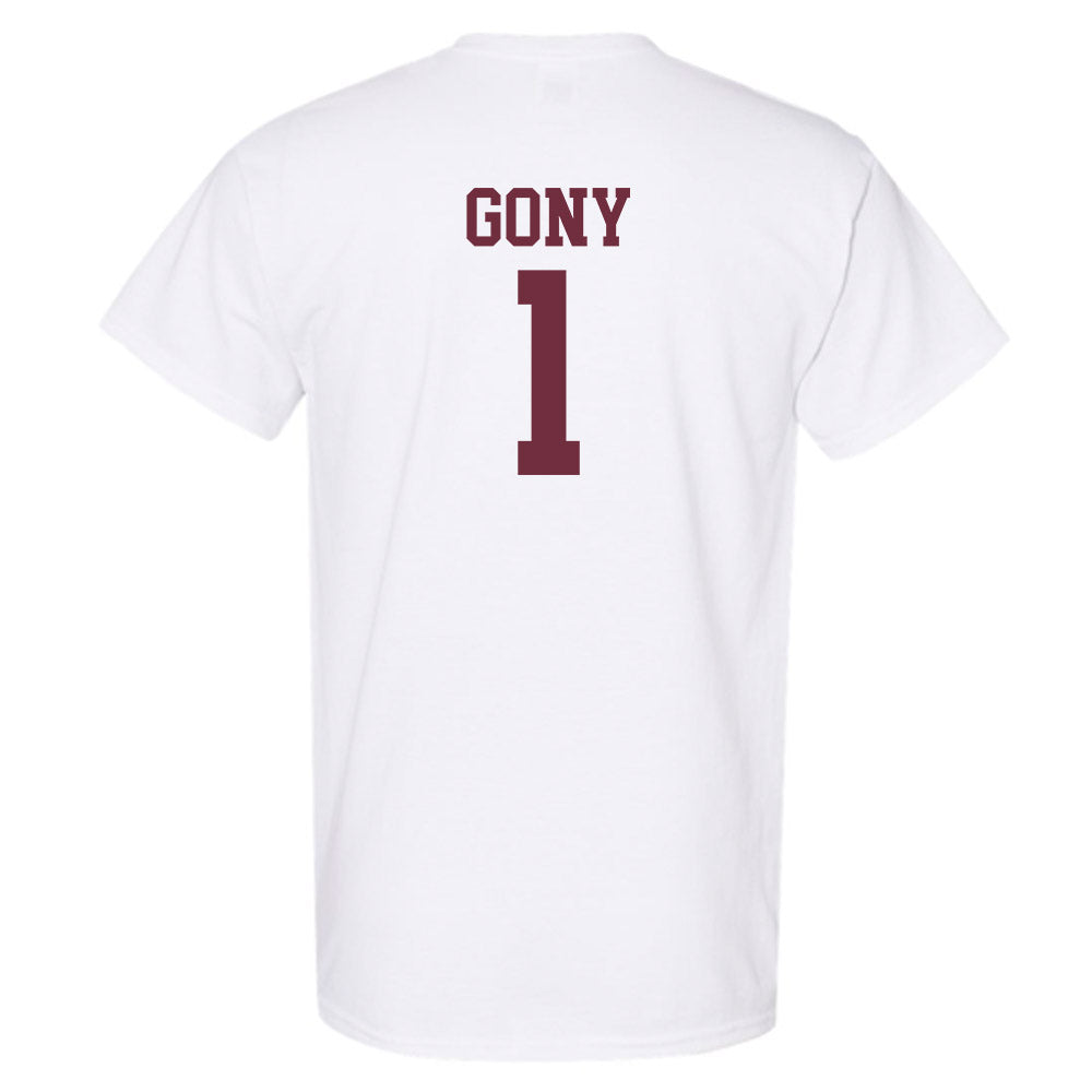 Mississippi State - NCAA Women's Basketball : Nyayongah Gony - Sports Shersey T-Shirt-1