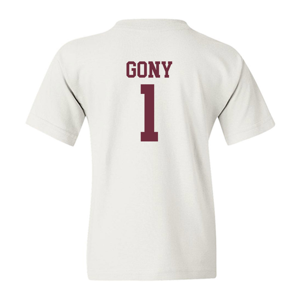 Mississippi State - NCAA Women's Basketball : Nyayongah Gony - Sports Shersey Youth T-Shirt-1