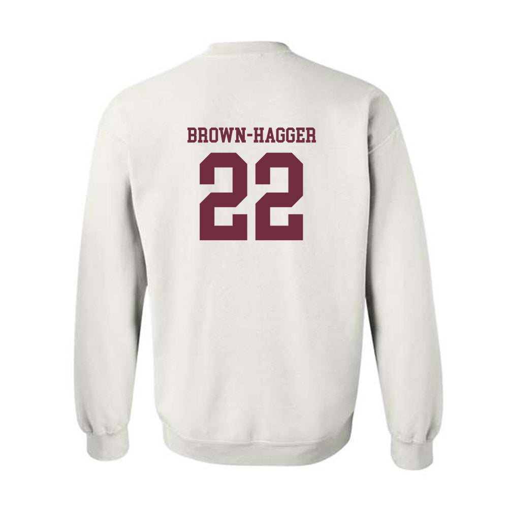 Mississippi State - NCAA Women's Basketball : Jasmine Brown-Hagger - Sports Shersey Crewneck Sweatshirt-1