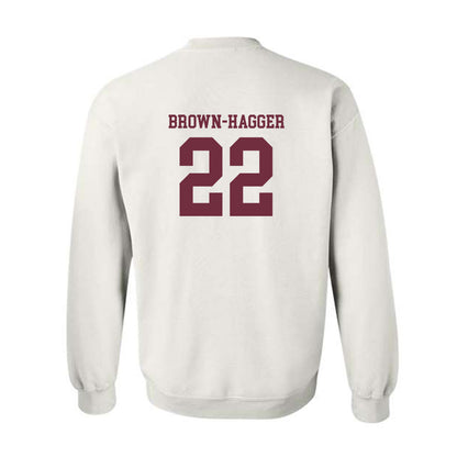 Mississippi State - NCAA Women's Basketball : Jasmine Brown-Hagger - Sports Shersey Crewneck Sweatshirt-1