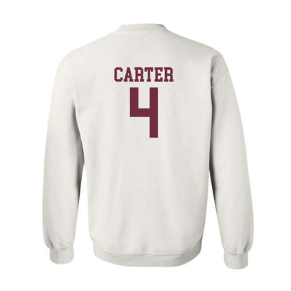Mississippi State - NCAA Women's Basketball : Jessika Carter - Sports Shersey Crewneck Sweatshirt-1