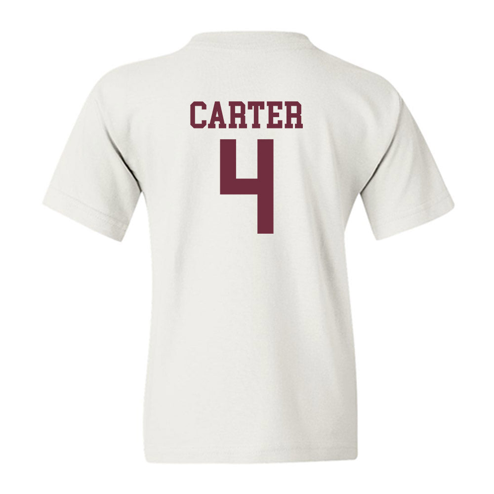 Mississippi State - NCAA Women's Basketball : Jessika Carter - Sports Shersey Youth T-Shirt-1