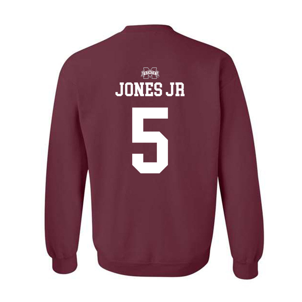 Mississippi State - NCAA Men's Basketball : Shawn Jones jr - Sports Shersey Crewneck Sweatshirt-1