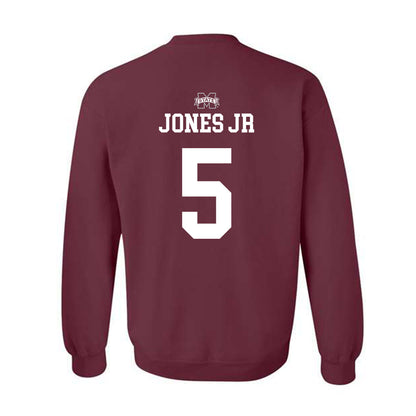 Mississippi State - NCAA Men's Basketball : Shawn Jones jr - Sports Shersey Crewneck Sweatshirt-1