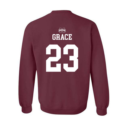 Mississippi State - NCAA Men's Basketball : King Grace - Sports Shersey Crewneck Sweatshirt-1