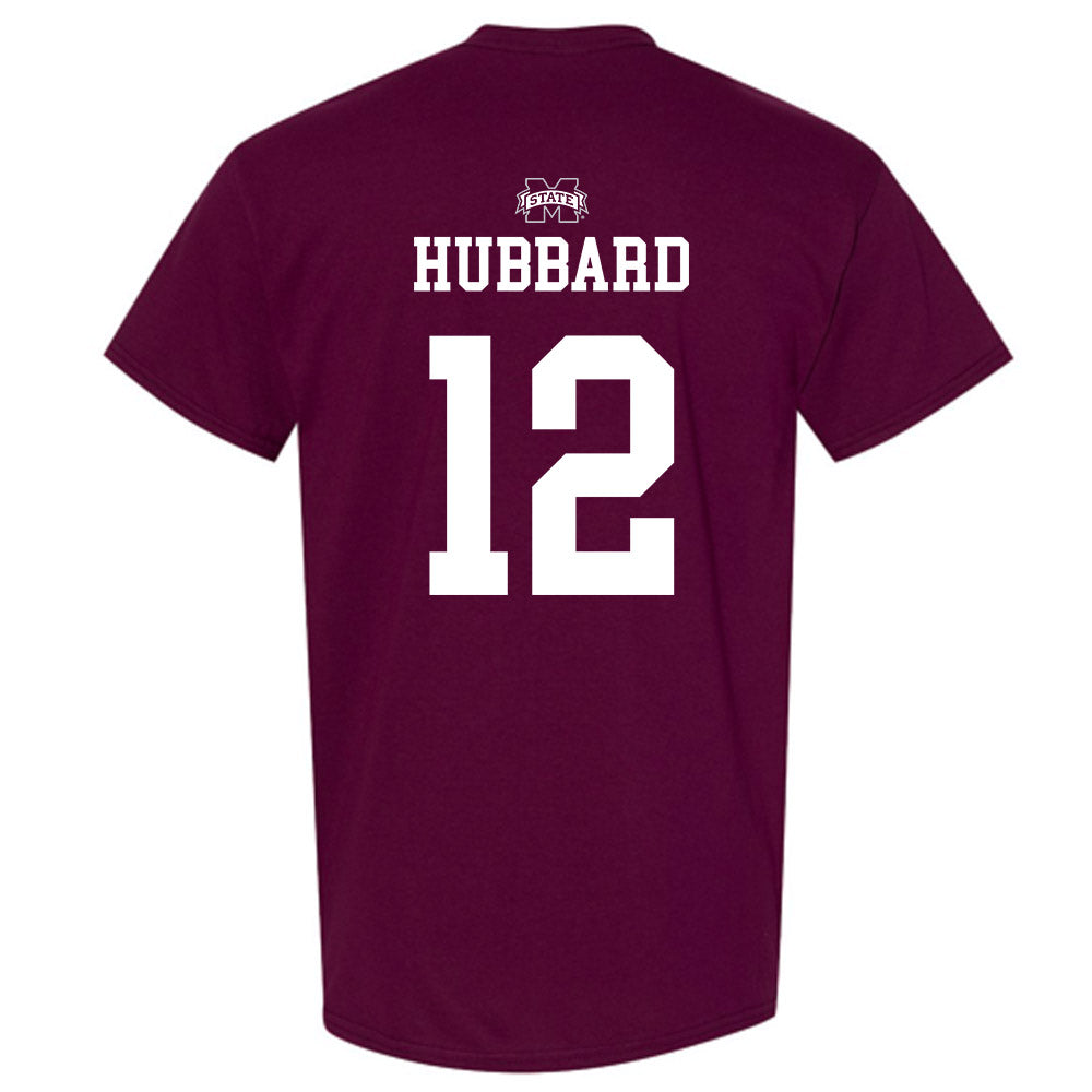 Mississippi State - NCAA Men's Basketball : Josh Hubbard - Sports Shersey T-Shirt-1