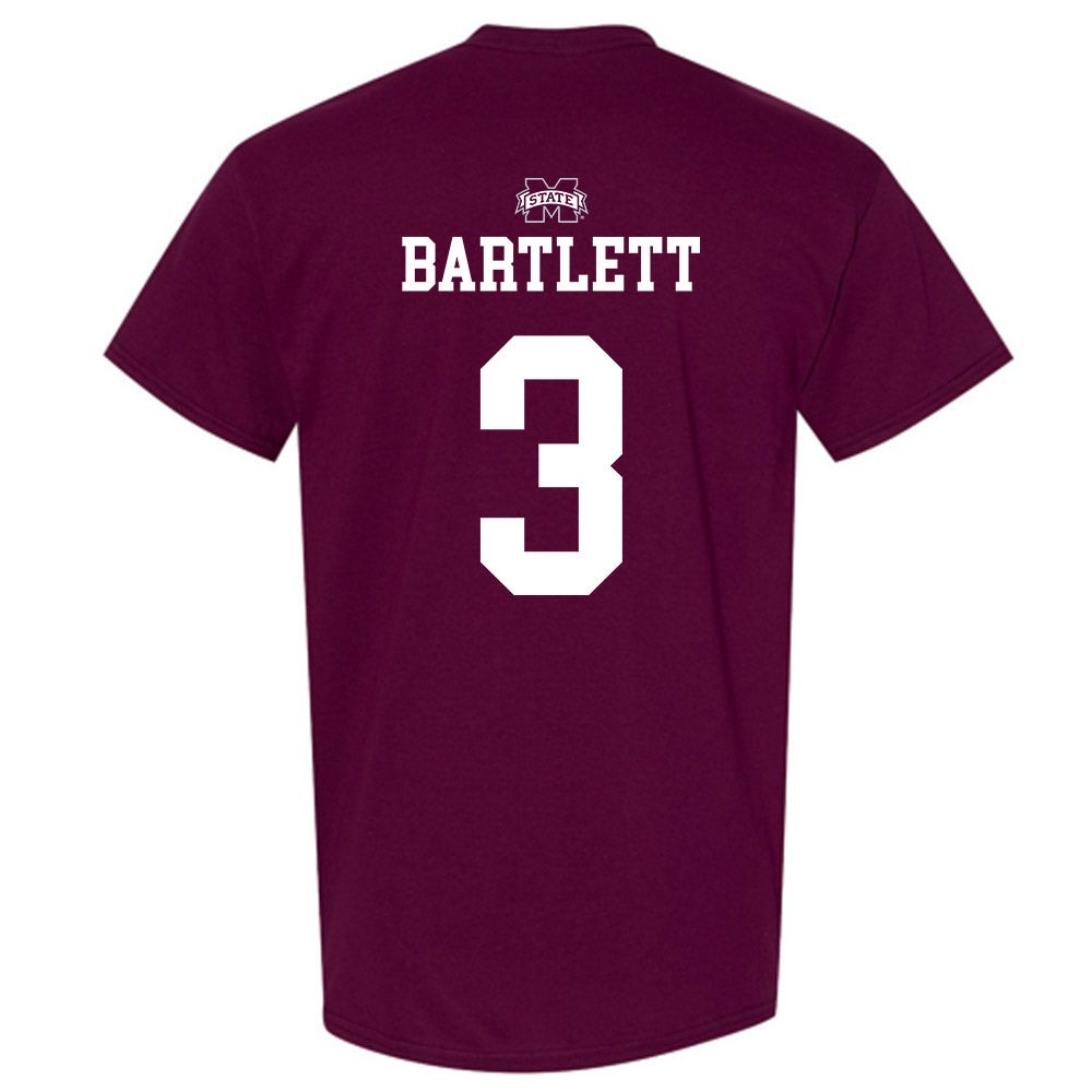 Mississippi State - NCAA Men's Basketball : Tee Bartlett - Sports Shersey T-Shirt-1