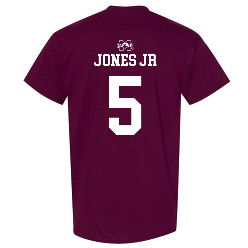 Mississippi State - NCAA Men's Basketball : Shawn Jones jr - Sports Shersey T-Shirt-1