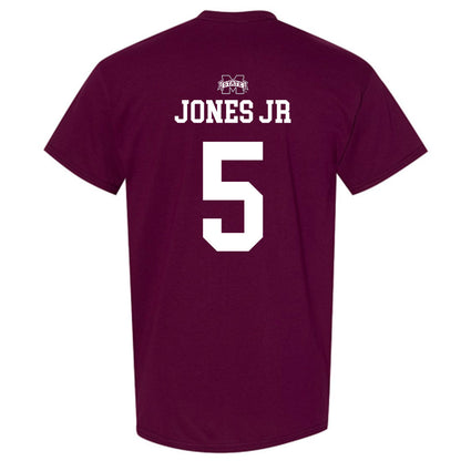 Mississippi State - NCAA Men's Basketball : Shawn Jones jr - Sports Shersey T-Shirt-1
