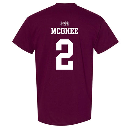 Mississippi State - NCAA Men's Basketball : Jaborri Mcghee - Sports Shersey T-Shirt-1