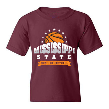 Mississippi State - NCAA Men's Basketball : Josh Hubbard - Sports Shersey Youth T-Shirt-0