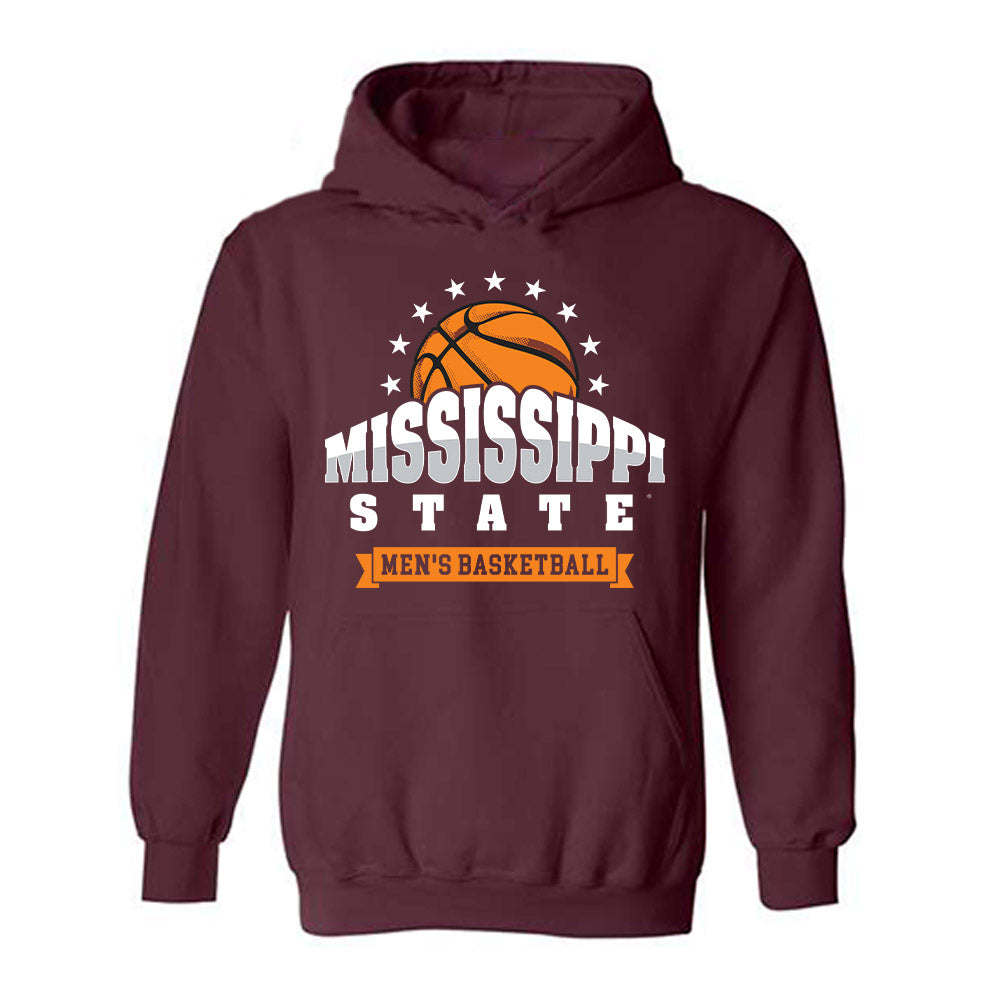 Mississippi State - NCAA Men's Basketball : Josh Hubbard - Sports Shersey Hooded Sweatshirt-0
