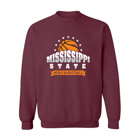 Mississippi State - NCAA Men's Basketball : Dellquan Warren - Sports Shersey Crewneck Sweatshirt-0