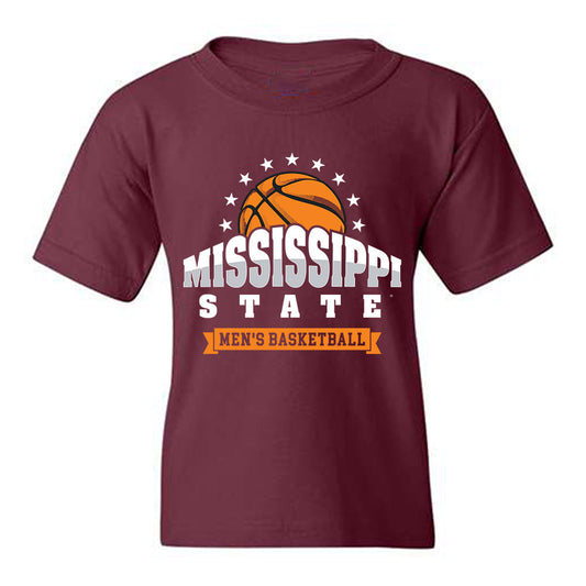 Mississippi State - NCAA Men's Basketball : Jaborri Mcghee - Sports Shersey Youth T-Shirt-0