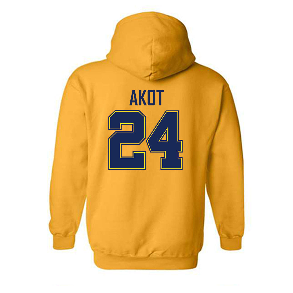 Marquette - NCAA Women's Basketball : Ayuen Akot - Sports Shersey Hooded Sweatshirt