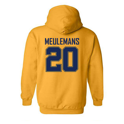 Marquette - NCAA Women's Basketball : Jordan Meulemans - Sports Shersey Hooded Sweatshirt-1