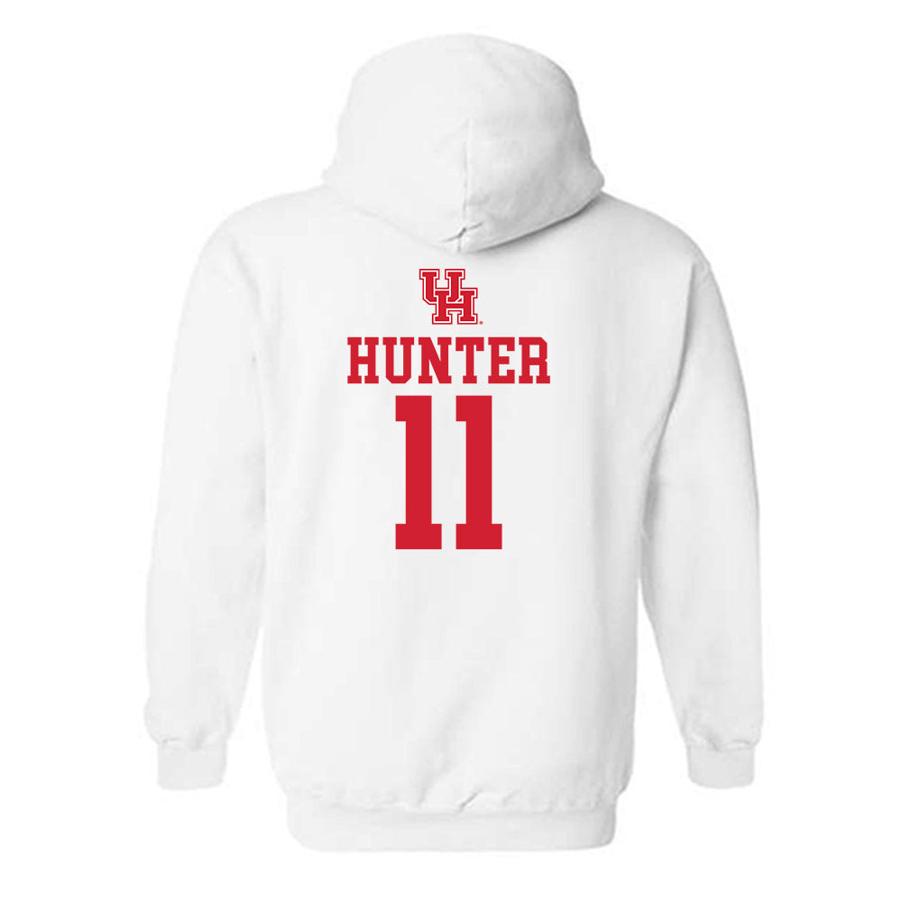 Houston - NCAA Women's Basketball : Jemma Hunter - Sports Shersey Hooded Sweatshirt-1