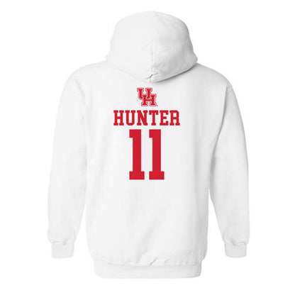 Houston - NCAA Women's Basketball : Jemma Hunter - Sports Shersey Hooded Sweatshirt-1