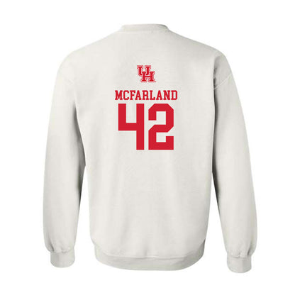 Houston - NCAA Women's Basketball : Peyton McFarland - Sports Shersey Crewneck Sweatshirt-1