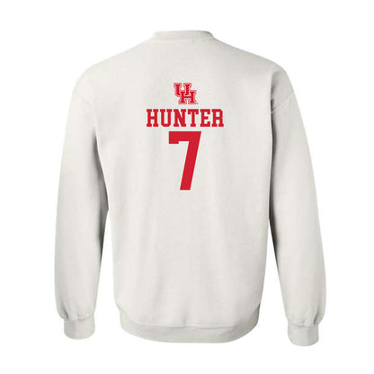 Houston - NCAA Women's Basketball : Kyndall Hunter - Sports Shersey Crewneck Sweatshirt-1