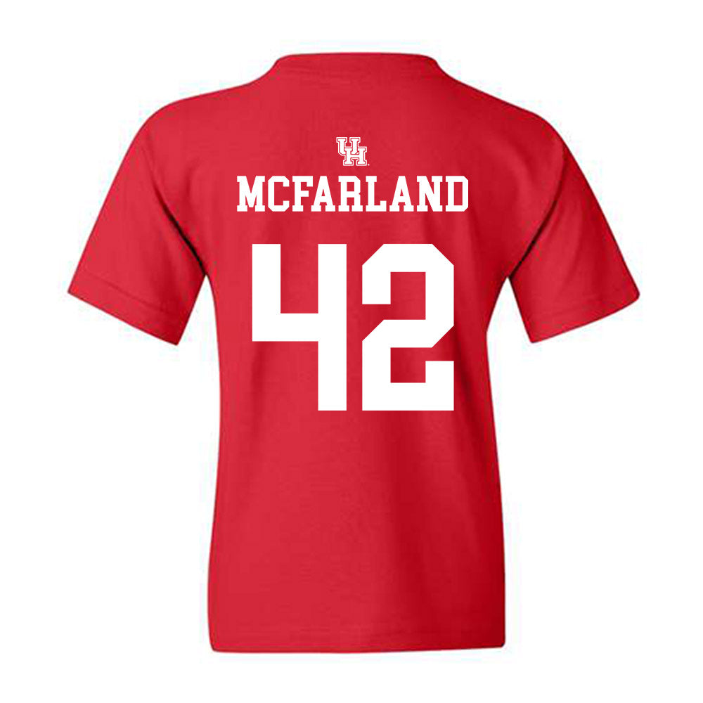 Houston - NCAA Women's Basketball : Peyton McFarland - Sports Shersey Youth T-Shirt-1