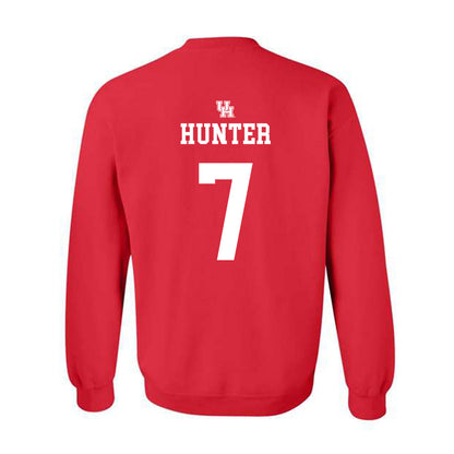 Houston - NCAA Women's Basketball : Kyndall Hunter - Sports Shersey Crewneck Sweatshirt-1