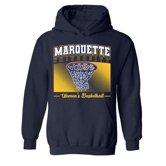 Marquette - NCAA Women's Basketball : Jaidynn Mason - Sports Shersey Hooded Sweatshirt-0