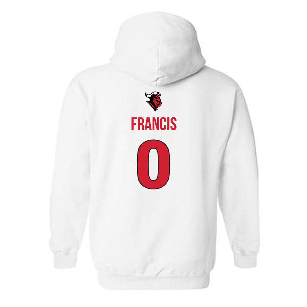 Rutgers - NCAA Men's Basketball : Tariq Francis - Sport Shersey Hooded Sweatshirt-1